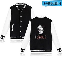 Jahseh Onfroy Jacket - Baseball Uniform Fashion Printed Jackets Clothes