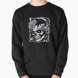 Jahseh Onfroy Sweatshirts – XXXTentacion Robot Skull Pullover Sweatshirt