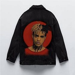Jahseh Onfroy Jackets - Customized Hand Painted Jacket