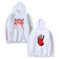 Jahseh Onfroy Hoodies - Revenge Hoodie White