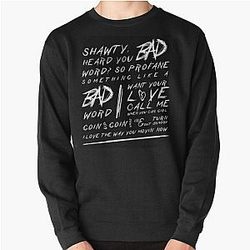 Jahseh Onfroy Sweatshirts - BAD Lyrics Pullover Sweatshirt