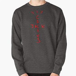 Jahseh Onfroy Sweatshirts - Cactus Jack - Red (EXCLUSIVE) Pullover Sweatshirt