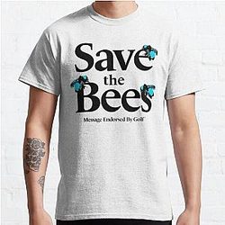 Jahseh Onfroy T-Shirts - Golf Wang - Save the Bees (Limited) Classic T-Shirt