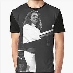 Yanni B&W Photograph Graphic T-Shirt