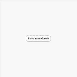 I Love Yanni Gourde Sticker