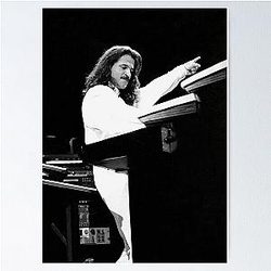 Yanni BW Photograph Poster