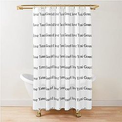 I love Yanni Gourde Shower Curtain