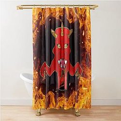 Mati Evil Eye Dragon Yanni Collection Shower Curtain