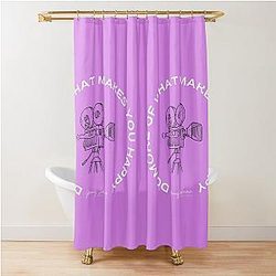 Do More of What Makes You Happy by Yannis Lobaina Shower Curtain