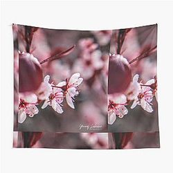 Cerezos En Flor By Yannis Lobaina Tapestry