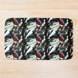 Red Dawn by Yannis Lobaina Bath Mats