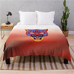 Mati Evil Eye Leopard Yanni Collection Throw Blanket