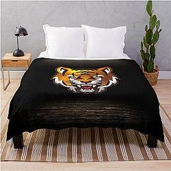 Mati Evil Eye Tiger Collection Throw Blanket