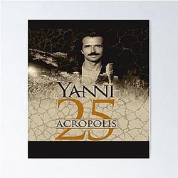 Yanni 25th Anniversary Acropolis Concert Tour 2018 Poster