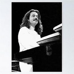 Yanni BW Photograph Poster