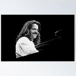 Yanni BW Photograph Poster