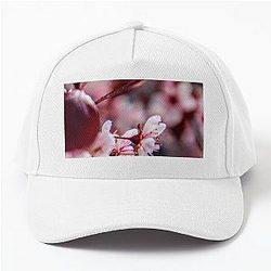 Cerezos en Flor by Yannis Lobaina Baseball Cap