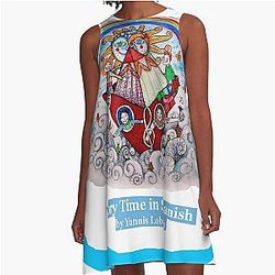 Story Time in Spanish With Yannis Lobaina A line Dress