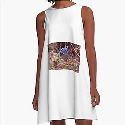 Toist Bird Jays by Yannis A-Line Dress