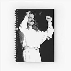 Yanni BW Photograph Spiral Notebook