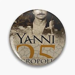 Yanni 25th Anniversaire Concert Tour 2018 Pin