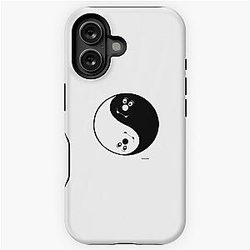 Yinnie and Yanni Cartoon iPhone Tough Case