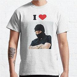 Yeat T-Shirts - I LOVE YEAT Classic T-Shirt RB1312