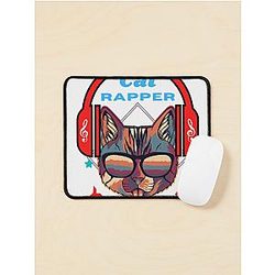 Yeat Mouse Pads - Yeat Cat Rapper Mouse Pad