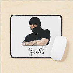 Yeat Mouse Pads - Yeat Illustration with text Mouse Pad