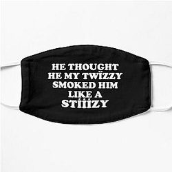 Yeat Face Masks - He Thought He My Twizzy Smoked Him Like A Stizzy Yeat Flat Mask RB1312