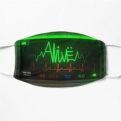 Yeat Face Masks - Yeat - Alivë Computer Screen Flat Mask RB1312