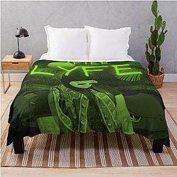 Yeat Blanket - Afterlyfe Yeat Twizzy Tonka Alien Flexing Racks Trippy Fan Art Graphic Design Throw Blanket RB1312