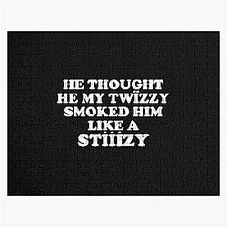 Yeat Puzzles - He Thought He My Twizzy Smoked Him Like A Stizzy Yeat Jigsaw Puzzle RB1312