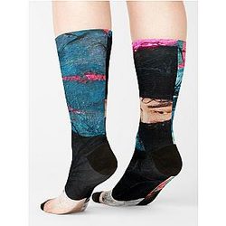 Yeat Balaclava Abstract Painting Graphic Design  Sock Premium Merch Store