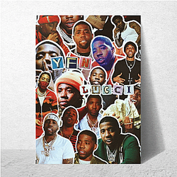 YFN Lucci No Limits Just Rhymes Yfn Lucci Posters