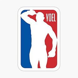 Yoel Romero NBA style print Sticker