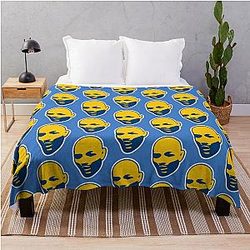 Yoel Romero Blue Throw Blanket