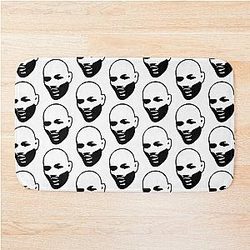 Yoel Romero Black Bath Mat