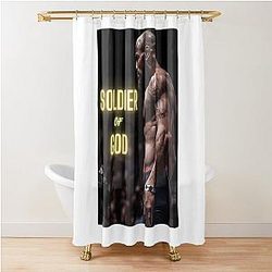 Yoel Romero Soldier of God UFC Shower Curtain