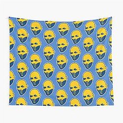 Yoel Romero Blue Yellow Tapestry