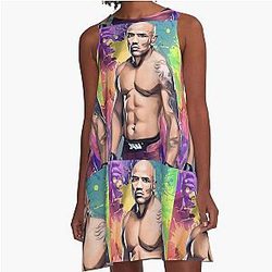 Yoel Romero Soldier of God A Line Dress