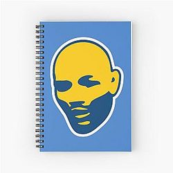 Yoel Romero Blue Spiral Notebook
