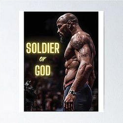 Yoel Romero Soldier Of God UFC Poster