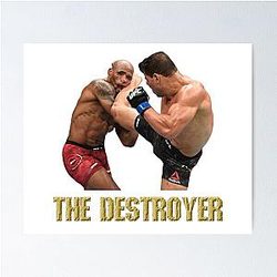 Paulo Costa Yoel Romero Headkick The Destroyer Poster