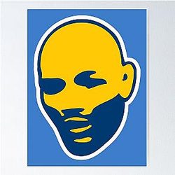 Yoel Romero Blue Poster