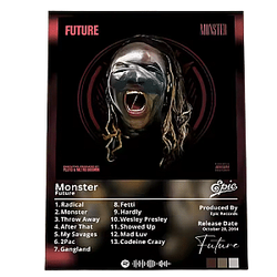 Monster Track List DTNK0308 Young Thug Poster