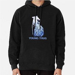 young thug capa de álbum Pullover Hoodie RB1508