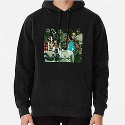 Desenho de cartaz de colagem de jovens bandidos 2021 Pullover Hoodie RB1508
