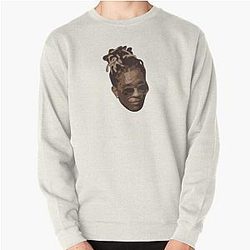 Young Thug Minimaler Face Pullover Sweatshirt RB1508