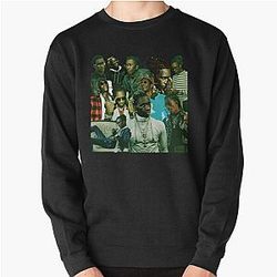 Young thug collage poster design 2021 Pullover Sweatshirt RB1508